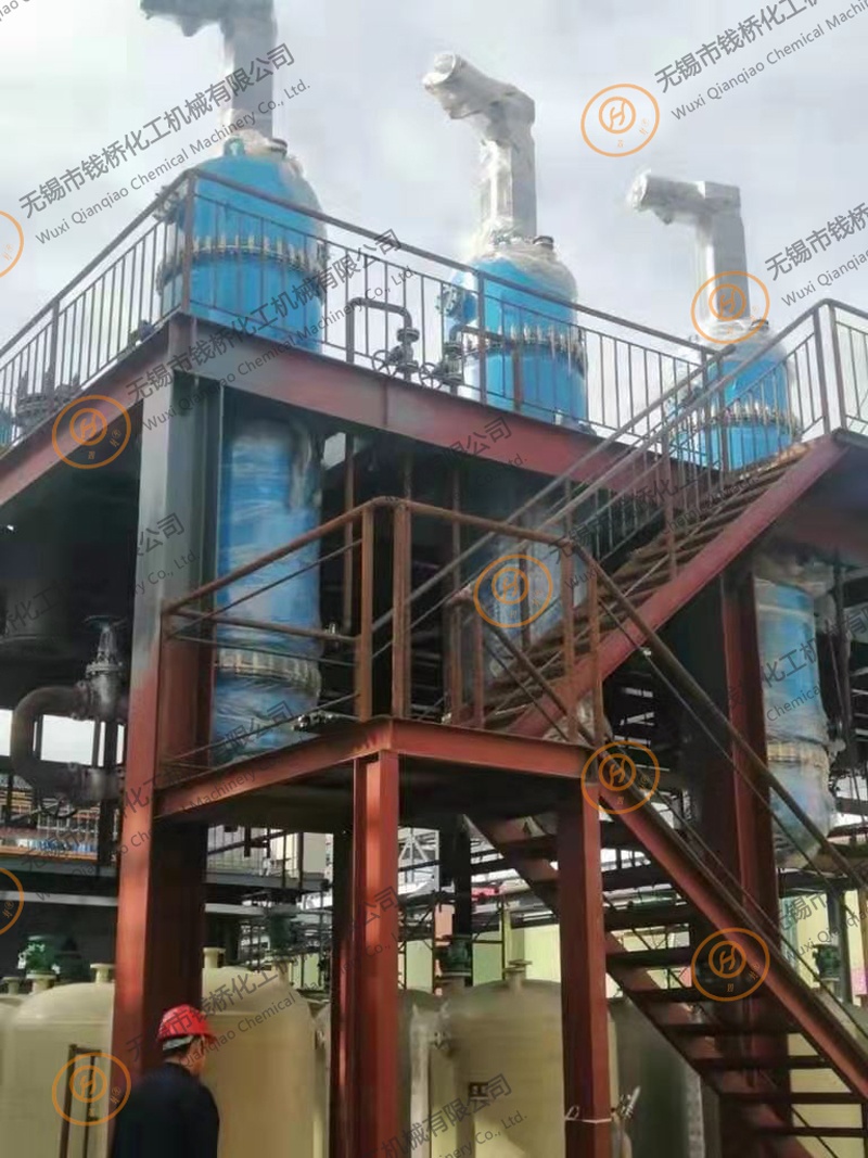 用于廢酸回收系統(tǒng)裝置的搪玻璃薄膜蒸發(fā)器2 用于廢酸回收系統(tǒng)裝置的搪玻璃薄膜蒸發(fā)器2